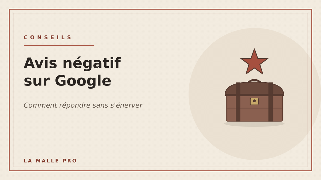 Avis négatif sur Google : comment répondre sans s'énerver