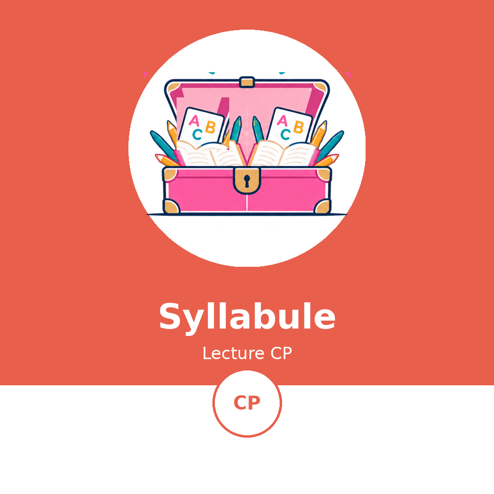 Couverture du cahier Syllabule Lecture CP - La Malle