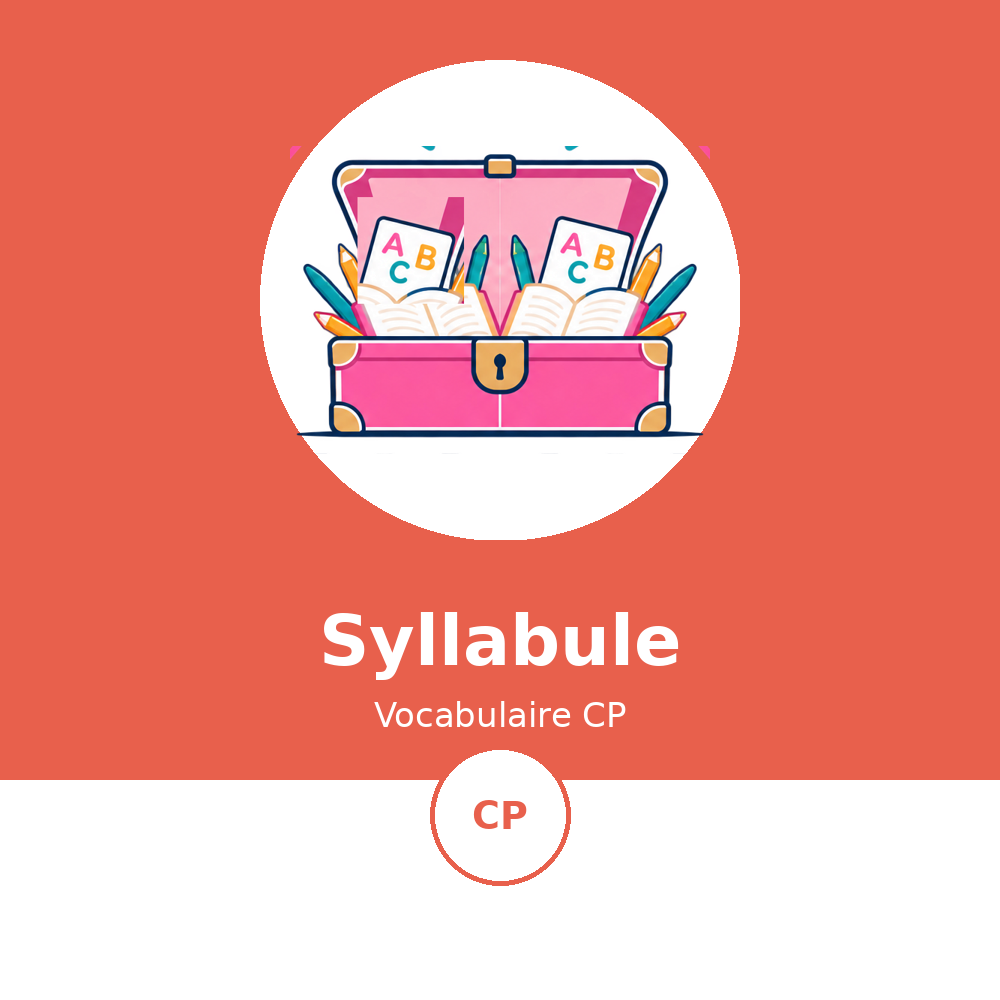 Couverture du module Syllabule Vocabulaire CP - La Malle