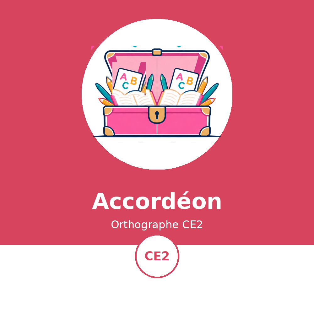 Couverture du module Accordéon Orthographe CE2 - La Malle