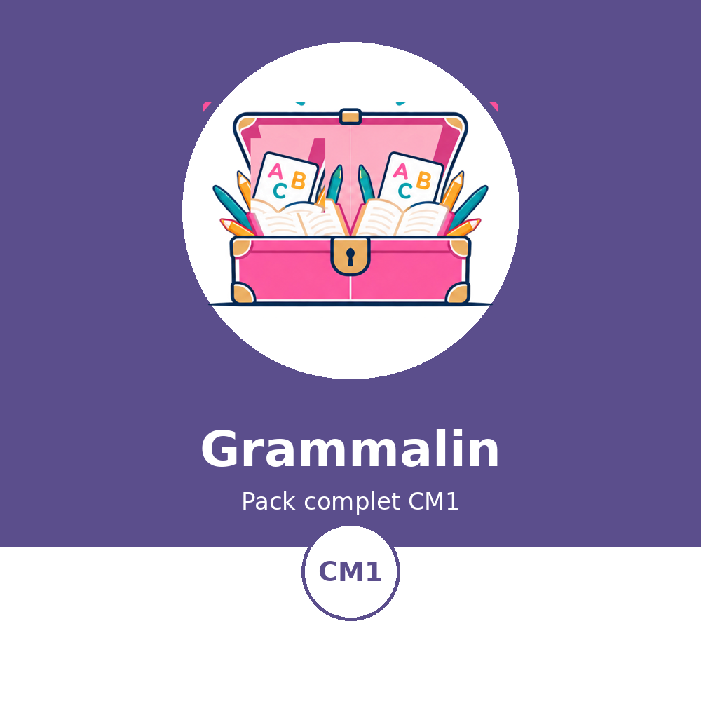 Couverture du Pack complet CM1 Grammalin - La Malle