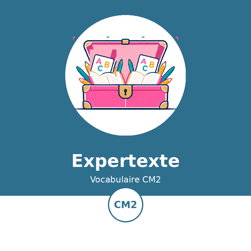 Couverture du module Expertexte Vocabulaire CM2 - La Malle